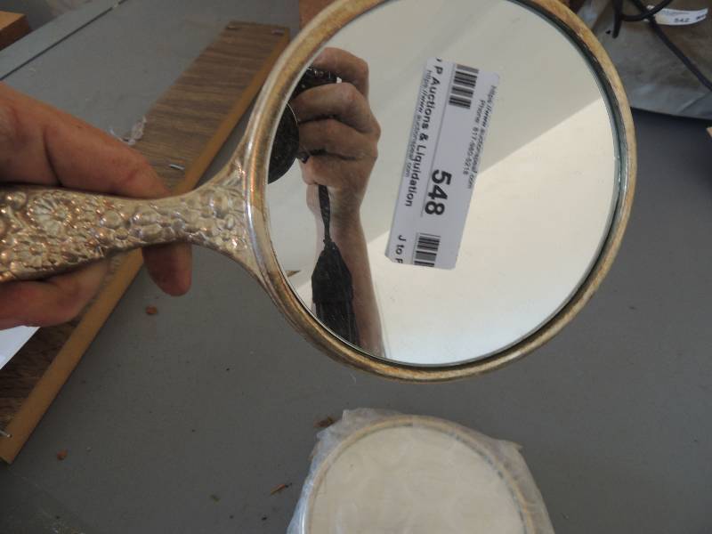 lot 548 image: Vintage HAND MIRROR