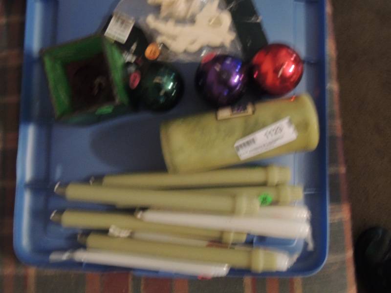 lot 1123 image: various candles