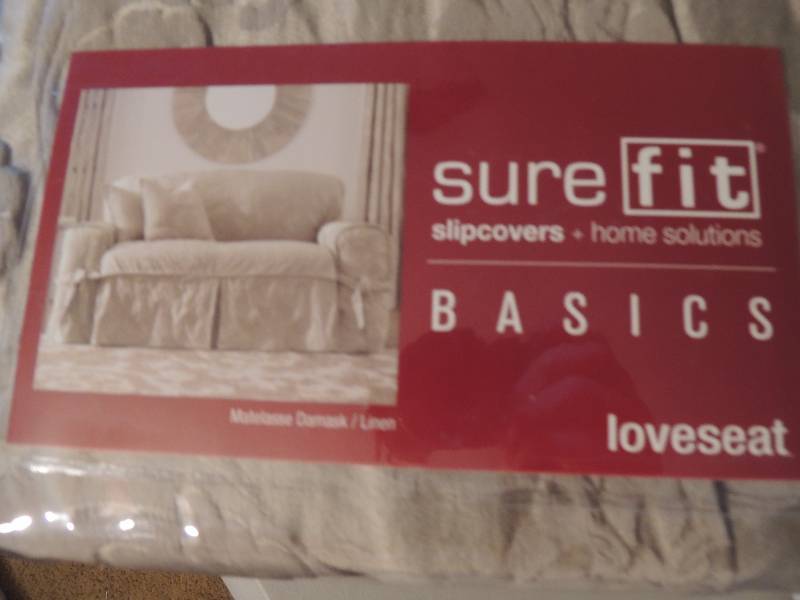 lot 1124 image: Sure fit slip cover for love seat NIB