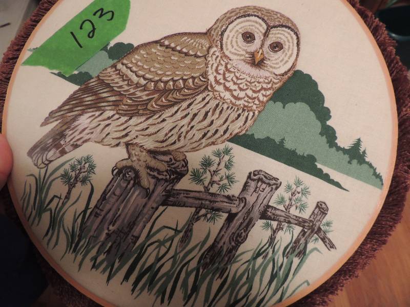 lot 123 image: Owl dream catcher