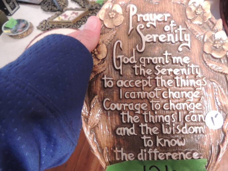 lot 126 image: Prayer of Serenity