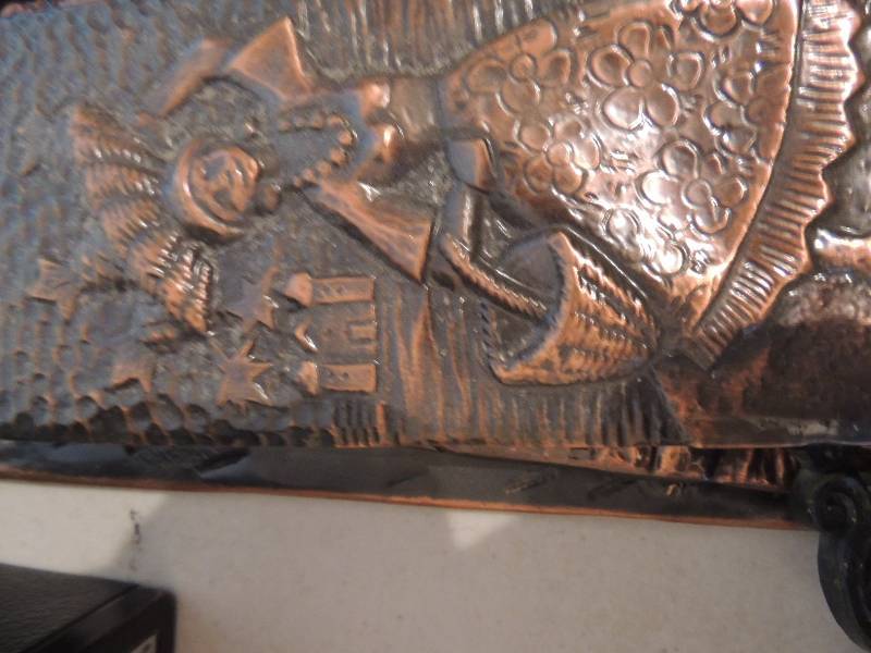 lot 129 image: Wood and brass pictures