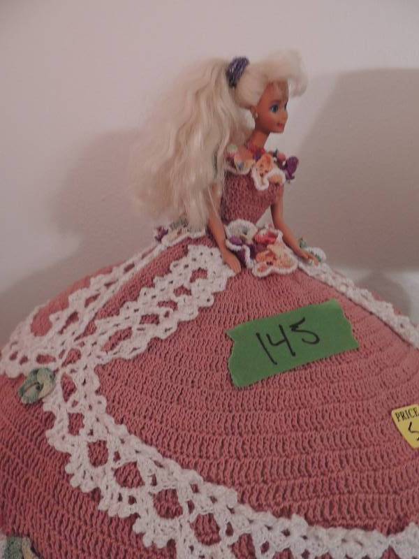 lot 145 image: Barbie in crochet dress