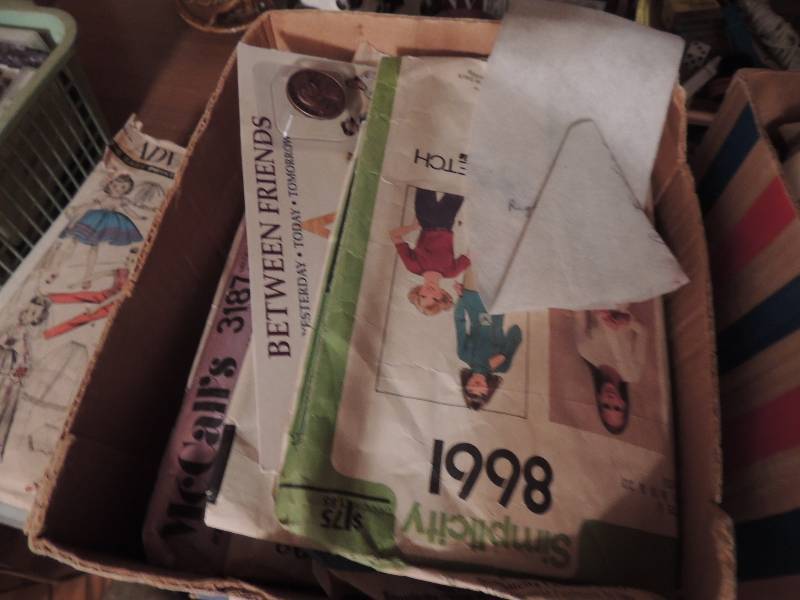 lot 150 image: 2 BOXES s of dress patterns