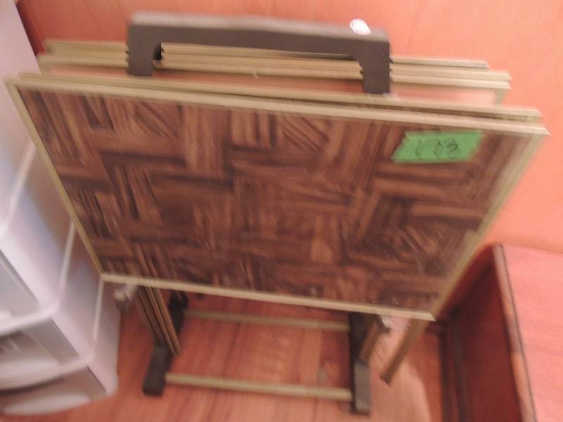 lot 173 image: Set of TV trays (6)