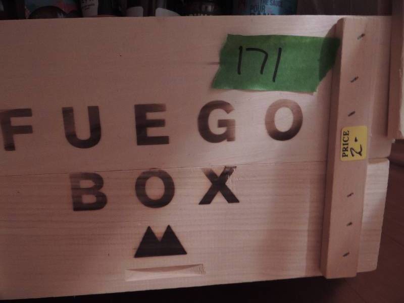 lot 171 image: Fuego wooden box