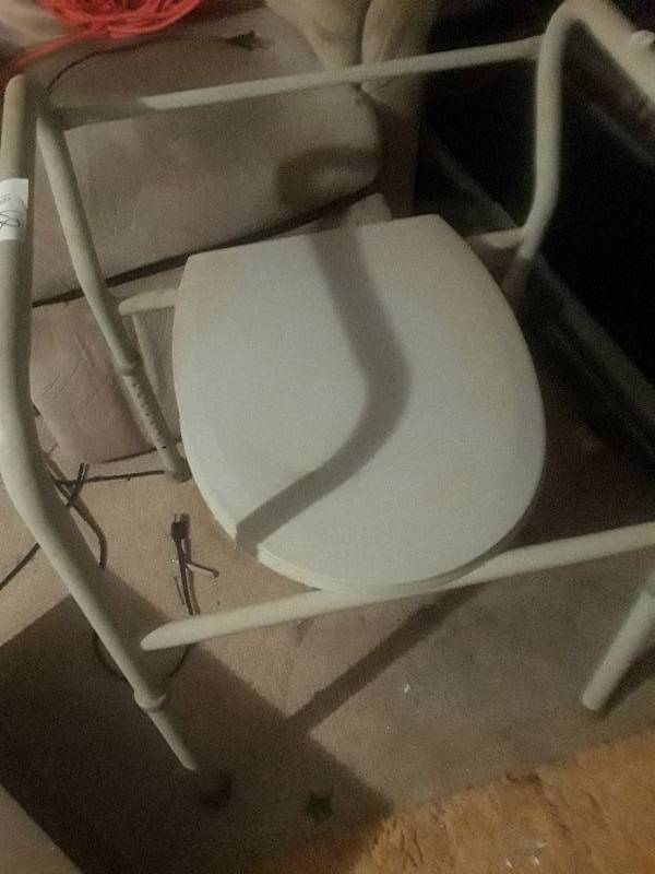 lot 81 image: Adult size Potty chair