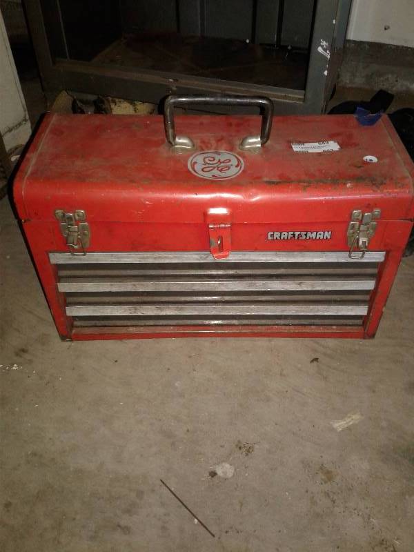 lot 649 image: Craftsman 3 drawer tool box