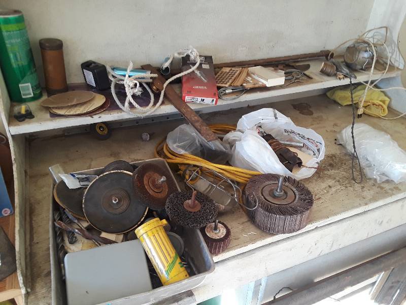 lot 755 image: Abrasir sanding wheels, grinding wheels, etc.