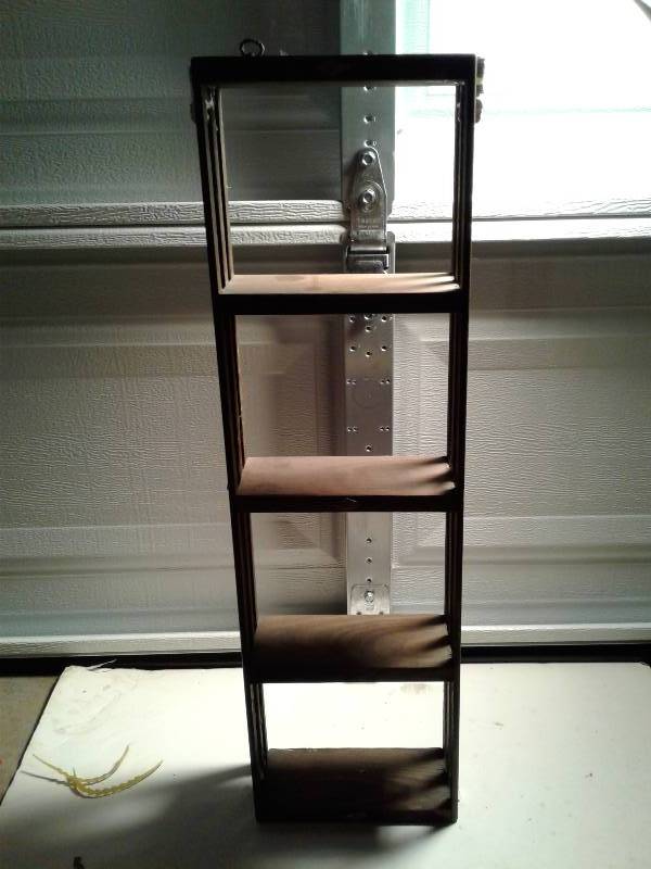 lot 718 image: 5 level wall shelf 3 deep 8 wide 2.5 tall