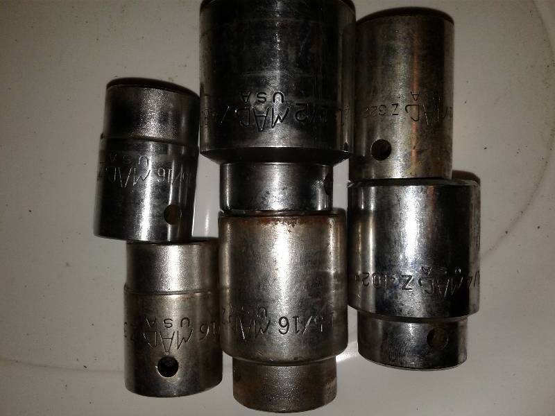 lot 701 image: MAC USA very large sockets qty 6
