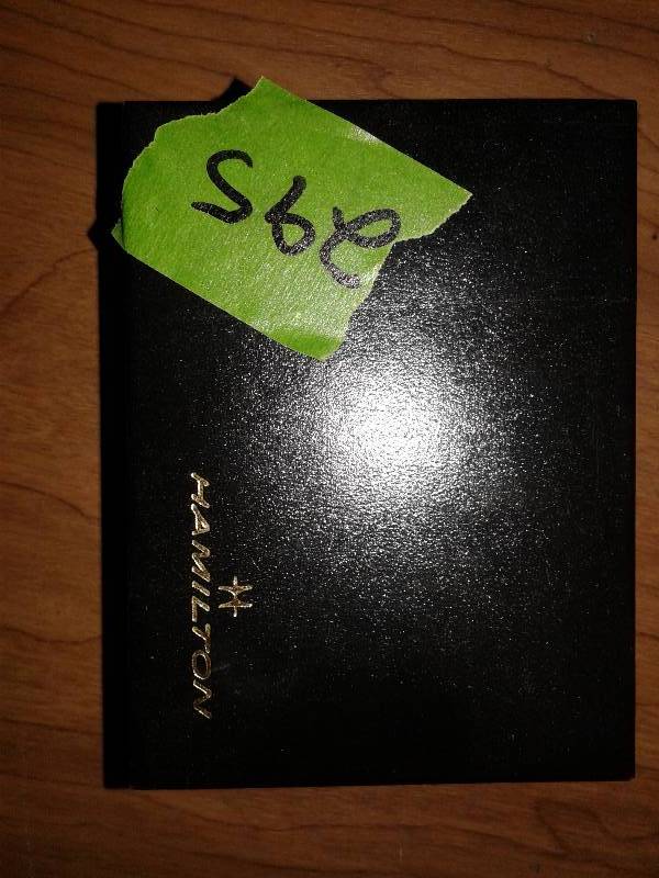 lot 295 image: Hamilton watch- needs repair in original box