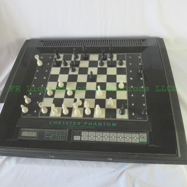 lot 42 image: Fidelty Chess challenger Chesster model 6126 automated chess game