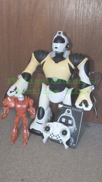 lot 15 image: Robosapien remote control robot and toy robot