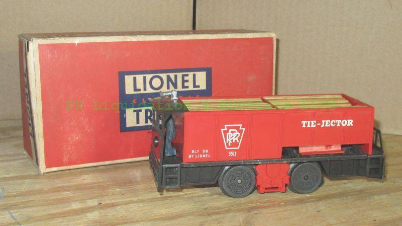 lot 116 image: Vintage Lionel Tie-Jector car in original box