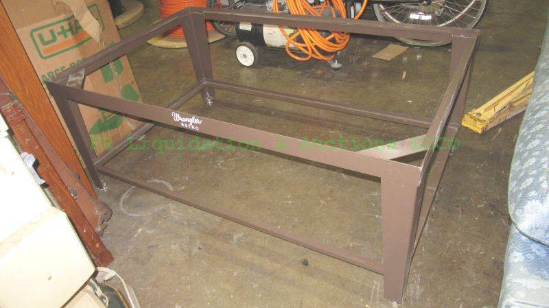 lot 257 image: Wrangler retro display table frame (no glass for top)