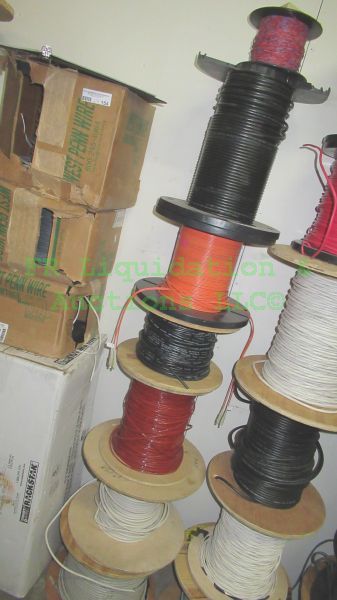 lot 153 image: Various industrial data communication cable small spool rolls, 7 rolls total
