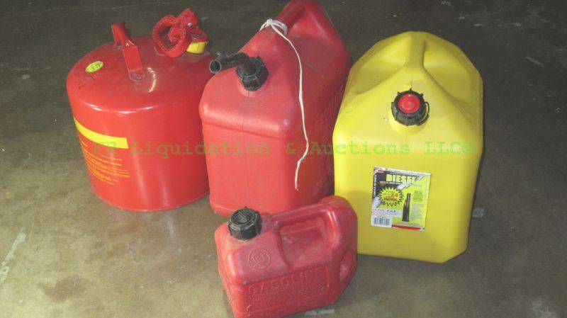 lot 223 image: Eagle safety gas can, Diesel gas can plus