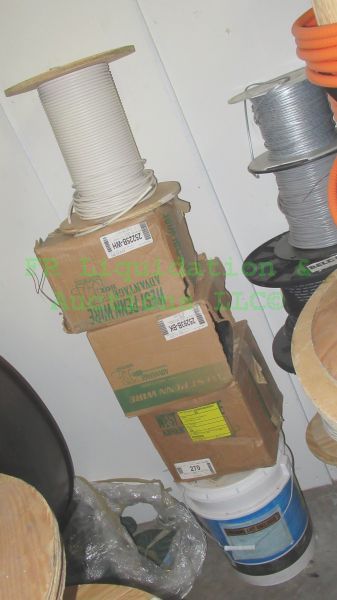 lot 164 image: Industrial data communication cable rolls in RackPack boxes and spools, 4 total