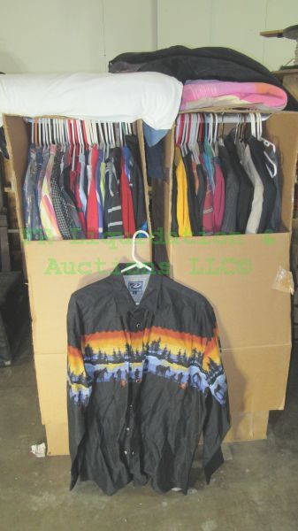lot 162 image: Assorted mens clothing as shown