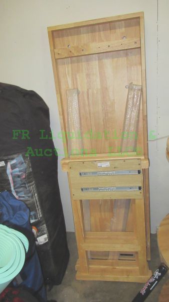 lot 177 image: Windsor Design 60 4 drawer hardwood work bench, unassembled