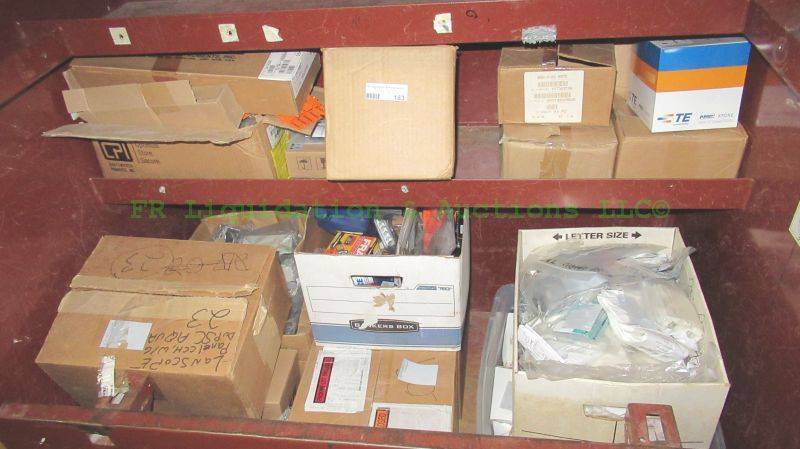 lot 183 image: Assorted electronics hardware and parts including Lanscape, AMP, and more generous quantity