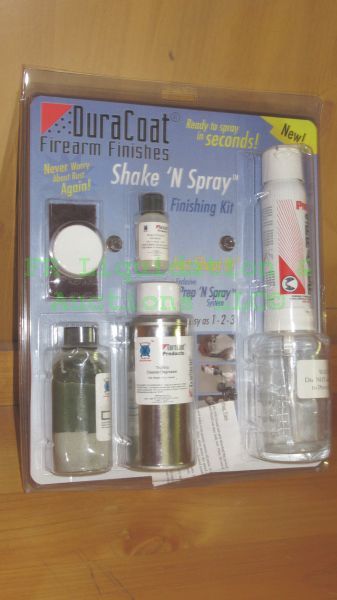 lot 209 image: Duracoat firearm finishing kit in unopened blister pack