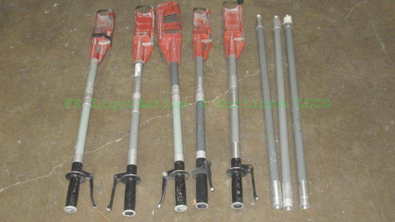 lot 188 image: Hilti X-PT35 pole tool extensions (5 count)