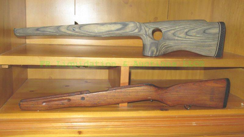 lot 290 image: SKS rifle stock and thumbhole rifle stock with Pachmayr buttplate