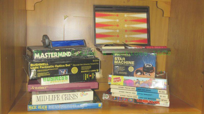 lot 288 image: Assorted board games including BackGammon, Mastermind and more