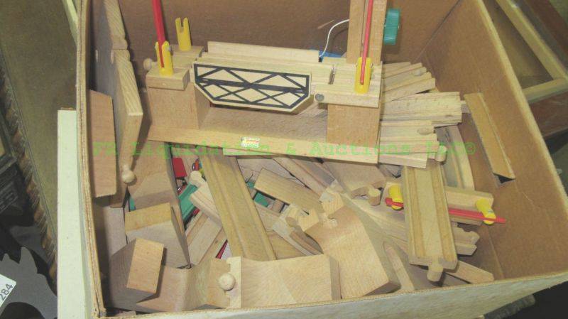 lot 281 image: Brio made in Sweden wood train set
