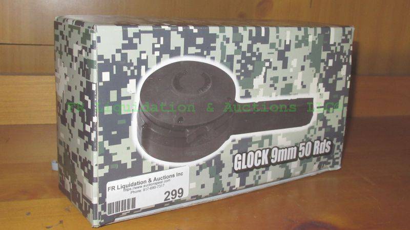 lot 299 image: Glock 9mm 50 round drum for pistols