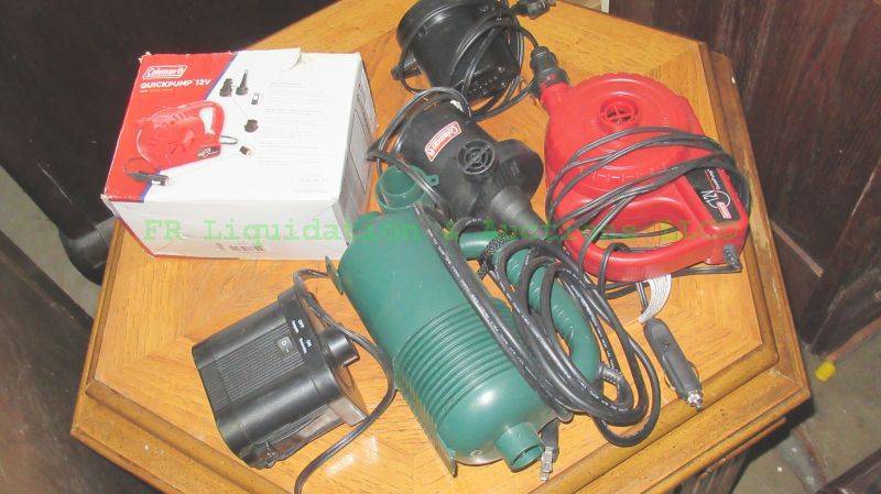 lot 276 image: Air inflator pumps including Coleman and others