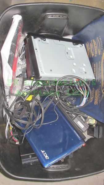 lot 285 image: Assorted electronics including Acer laptop, Sony DVD player, and much more