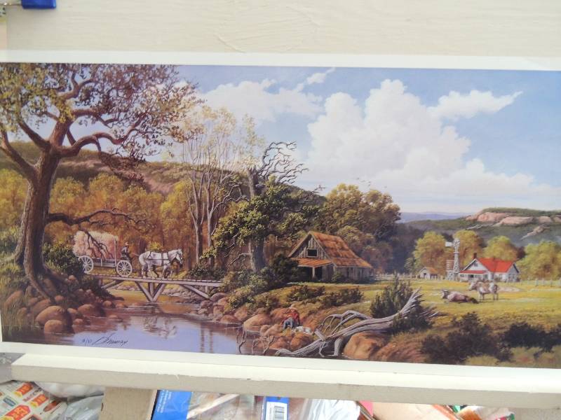 lot 41 image: H. Murray- Untitled  Artist Proof Farm scene