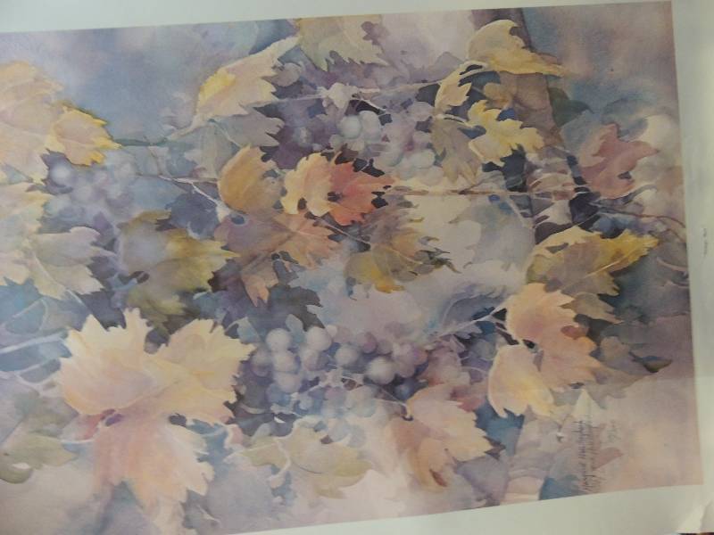 lot 120 image: Margaret Hall Hoybach- Vintage Roses 5782000 34x25.   Silent Watch 1 462000 24 12x 17 12.   M.H. Hurligan Armstrong- garden path Azaleas and Tulips 33x26.