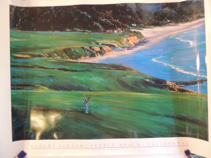 lot 133 image: Robert Shaar- Pebble Beach California Devon Edition 30x40
