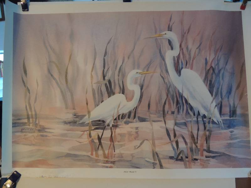 lot 164 image: Margaret Hall Maybush- Silent Water II 2112000  25x35