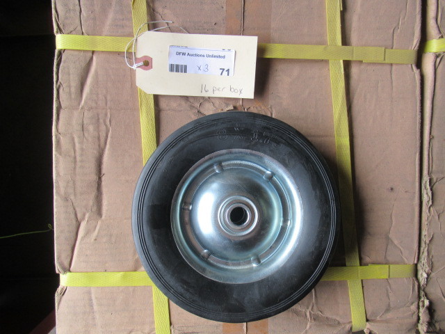 lot 71 image: SMALL SOLID UTILITY WHEELS