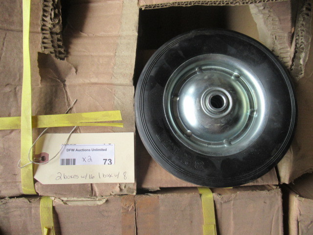 lot 73 image: SMALL SOLID UTILITY WHEELS
