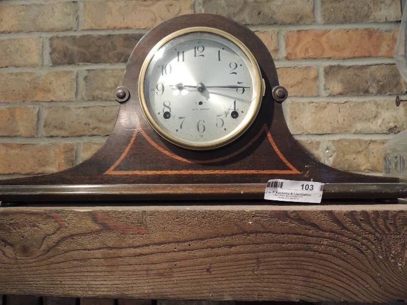 lot 103 image: VINTAGE Seth  Thomas Clock
