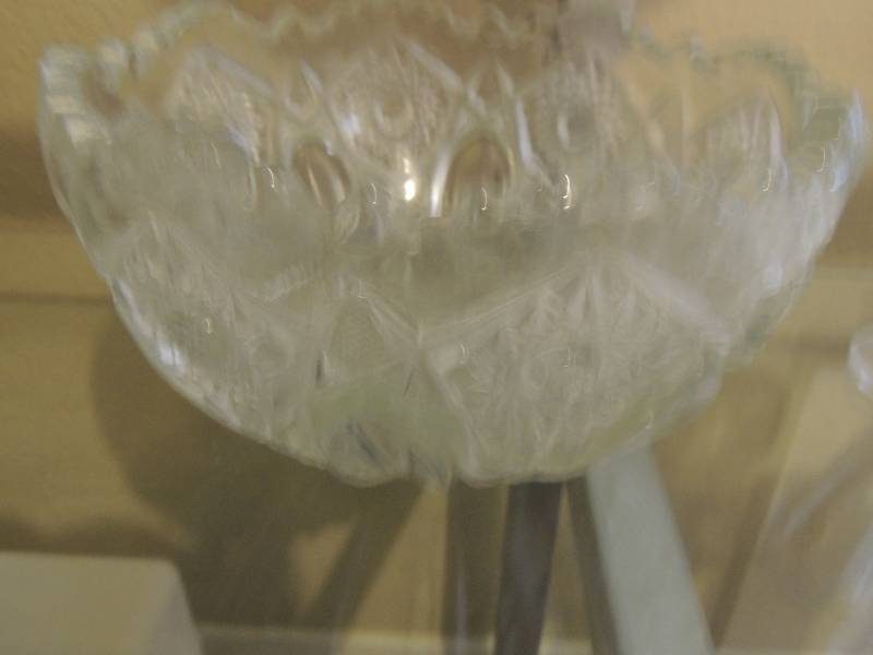 lot 141 image: 2 weather glass bowls and candy bowl