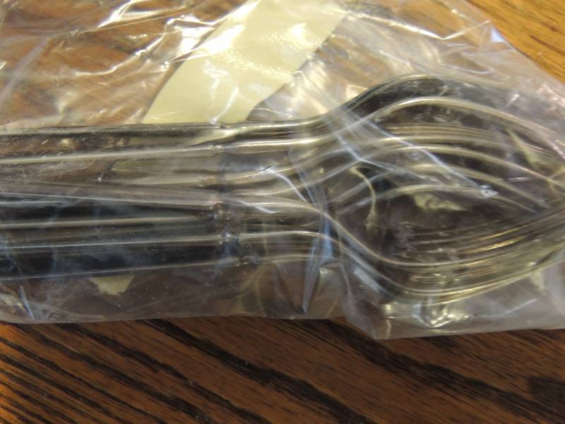 lot 148 image: ARGYLE  silver-plate forks x 5, , and Albert Pic & co, x 9  FORKS,,  Butler knifes x 4