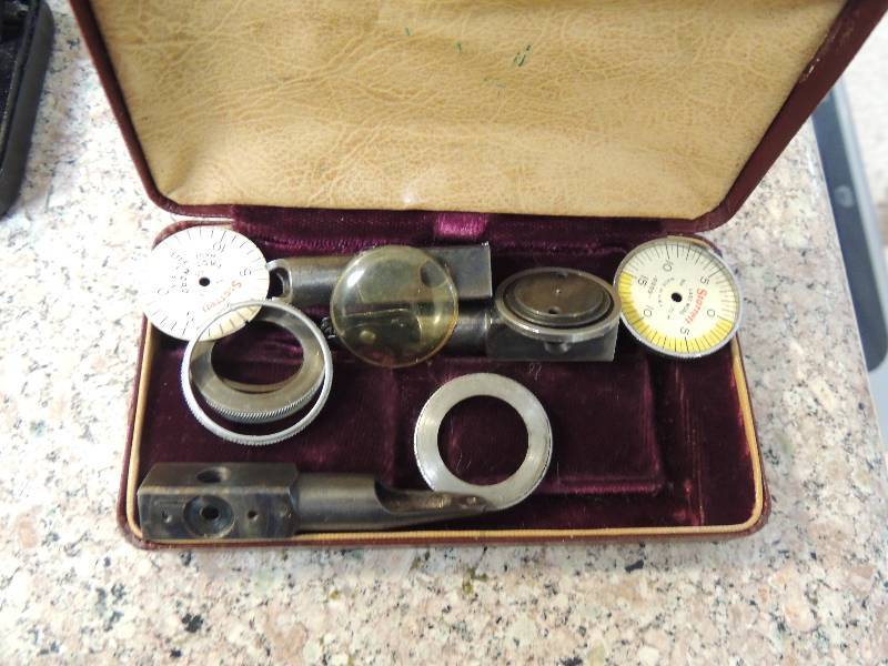 lot 169 image: Watch kit, Glass kit, gem instruments, clamp, rust oleum and screws