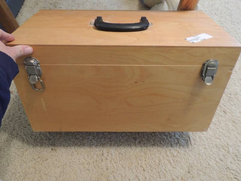 lot 174 image: Wooden box