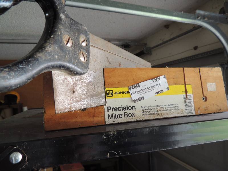 lot 199 image: Johnson Miter box and saw