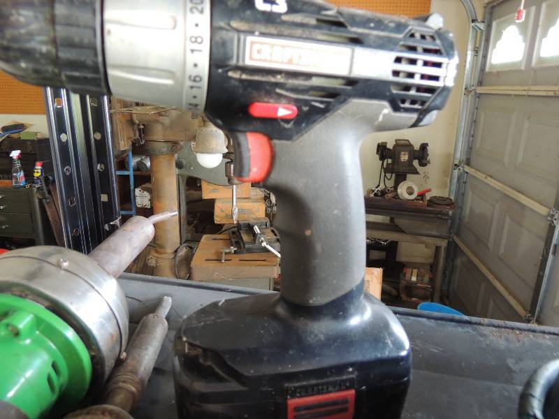 lot 200 image: Craftsman heat gun 19.2 Volt drill . solder iron