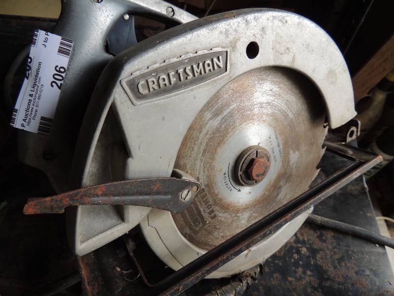 lot 206 image: Craftsman 7 electric skill saw