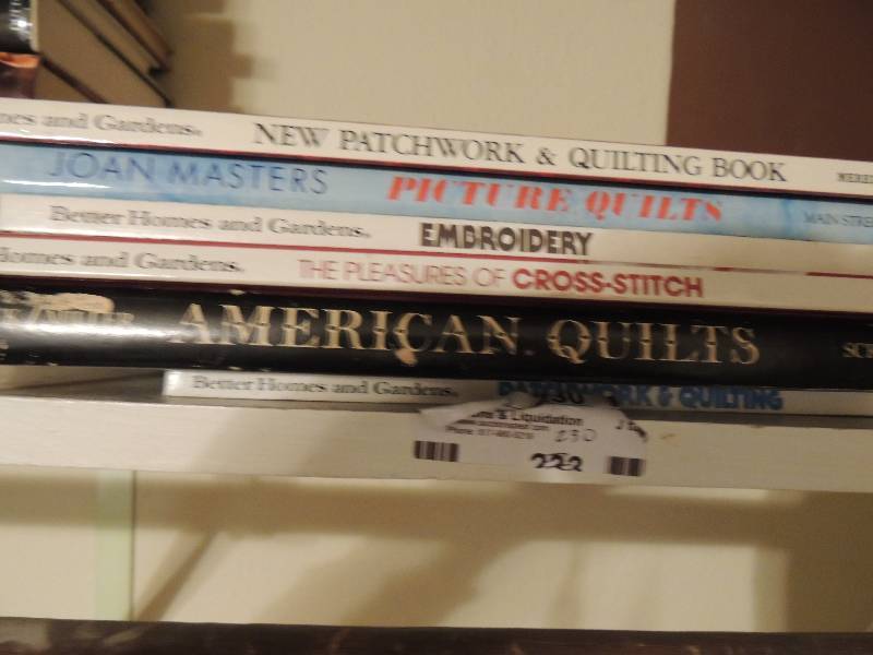 lot 230 image: Quilting, cat and embroidery books