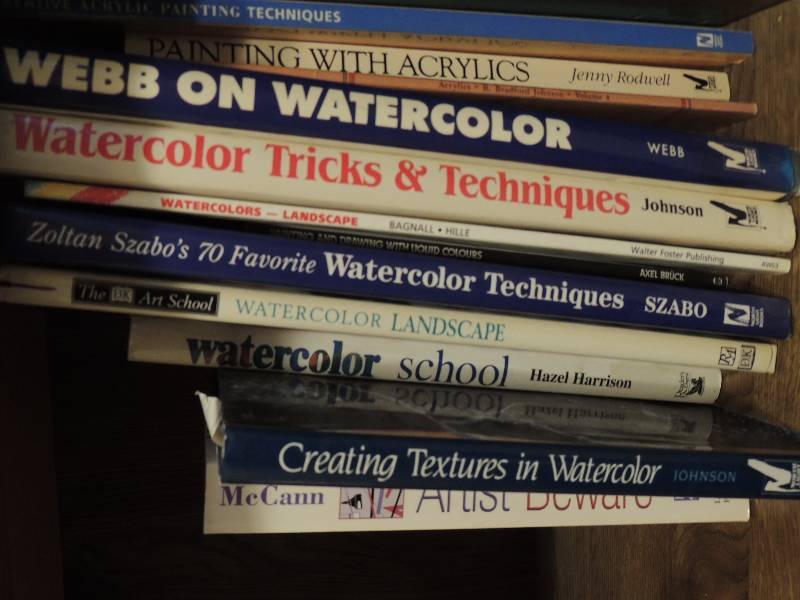 lot 283 image: 13 books for artist teaching techniques and other pertinent info for studio knowledge